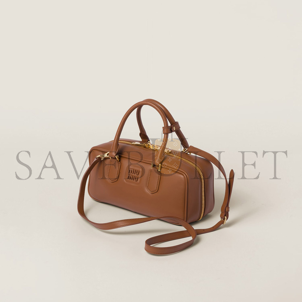 M1v M1v arcadie leather handbag 5bb148 (27*12*9cm)